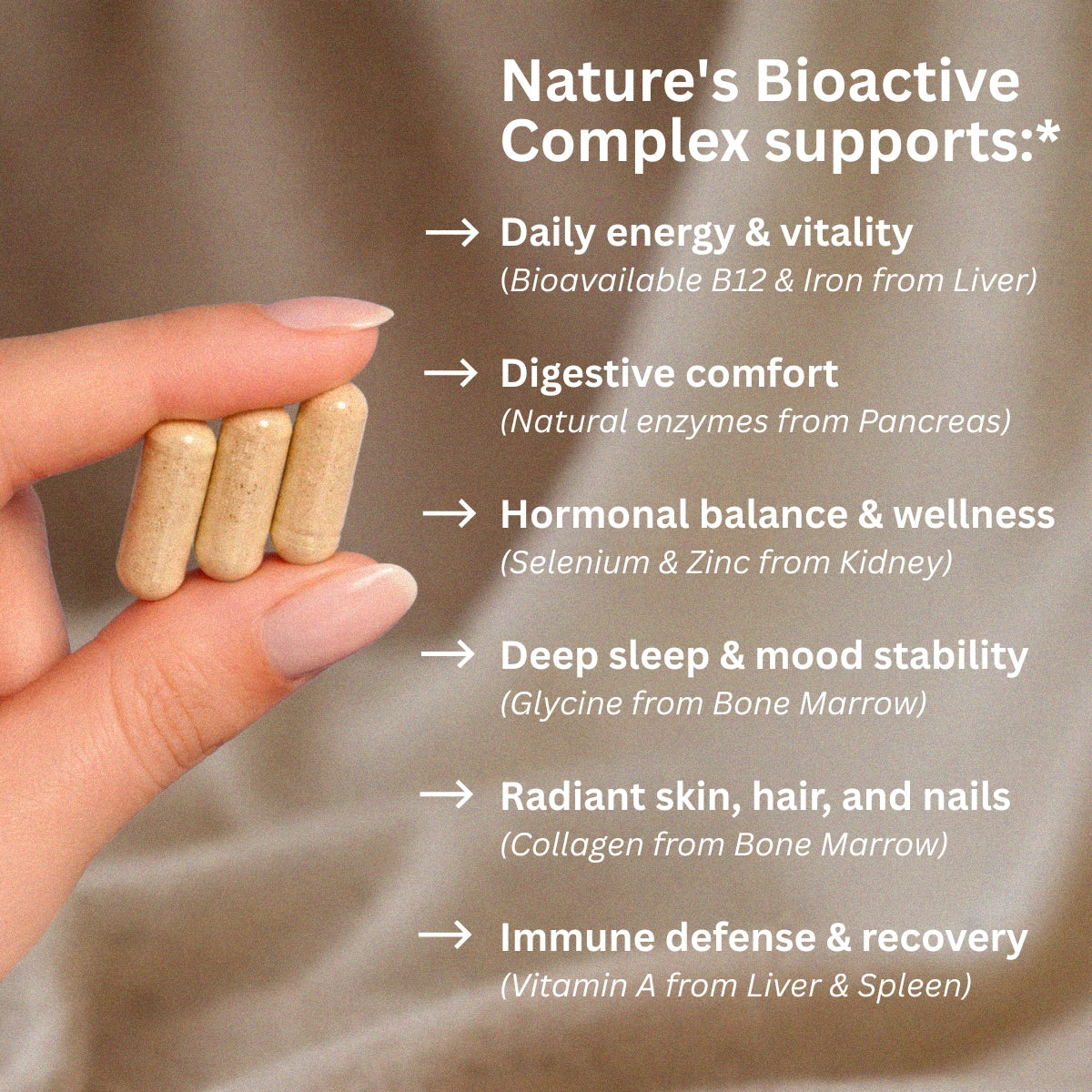 Beef Organ Supplement For Women